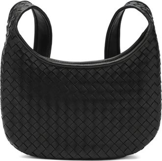 Bottega Veneta Black Small Veneto Small Crossbody Bag