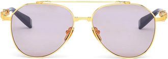 Balmain Brigade VII Optisch Montuur - Dames - Zonnebrillen - Geel - ONE Size - Accessoires
