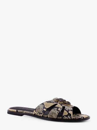 Pinko Womens Sandals Milly Leather Multicolour