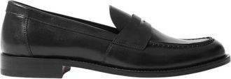 Scarosso Harper Loafers - Dames - Loafers - Zwart - 38 EU - Leer - Schoenen