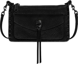 Rebecca Minkoff Mini Darren Leather Crosssbody Bag in Black at Nordstrom