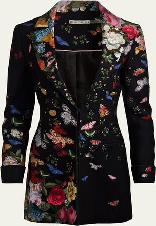 Alice & Olivia Mya Longline Blazer