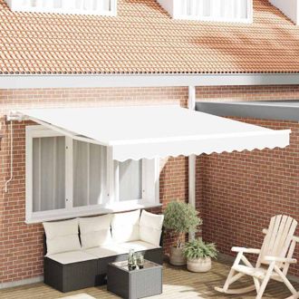 vidaXL Toldo Retr&aacute;ctil 300 X 250 Cm Blanco Vidaxl