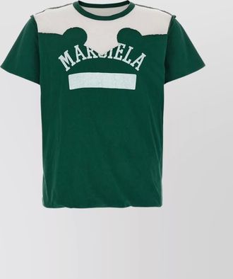 Maison Margiela graphic patchwork crew neck t-shirt