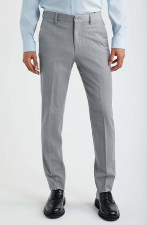 Bonobos Jetsetter Athletic Fit Stretch Wool Suit Pants in Light Grey at Nordstrom, Size 40 X 32