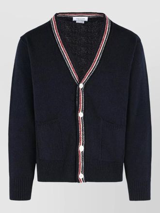 Thom Browne hector cardigan wool mohair dog motif