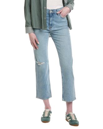 Hudson Remi High-Rise Sprinkle Destructed Straight Ankle Jean