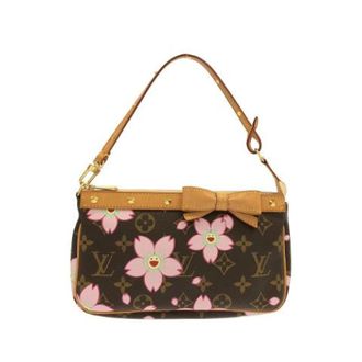 Louis Vuitton Pre-owned Monogram Pochette Accessoires - Dames - Pre-owned - Bruin - Maat: ONE Size
