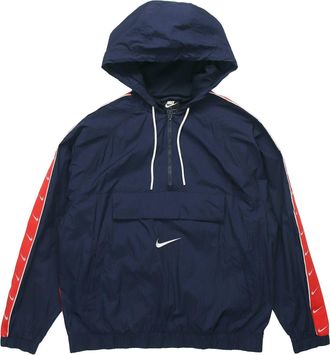 Nike Sportswear Big Swoosh Hooded Long Sleeve Color Block Jacket Cd0420-451 Colorblock CD0420-451