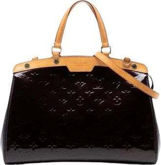 Louis Vuitton Pre-owned Handbags, female, Purple, Size: ONE SIZE Pre-owned The Brea MM