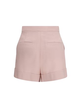 Max Mara Mohair and Silk Canvas Bermuda Shorts - Beige
