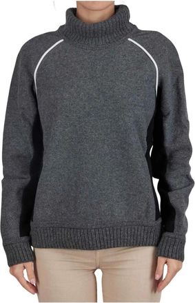 Kiton Cashmere coltrui - Dames - Cashmere truien - Grijs - S - Truien & Vesten