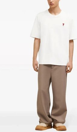 Ami Ami de Coeur katoenen T-shirt - Beige