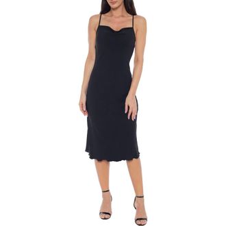 Bebe Airflow Midi Dress in Black at Nordstrom Rack, Size X-Small