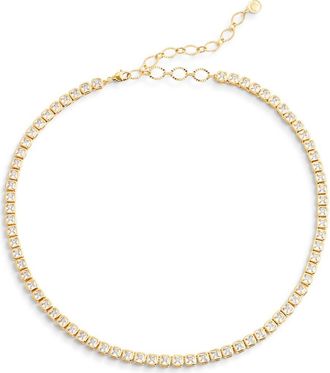 CHILD OF WILD Blair Cubic Zirconia Tennis Necklace in Gold at Nordstrom