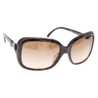 Chanel Pre-owned Accessories, female, Brown, Size: ONE SIZE Pre-owned Plastic Sunglasses