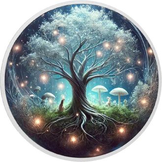 OEM Moneda Plateada De 1 Oz Con &Aacute;rbol Brillante