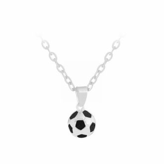 Generic Soccer Necklace For Men And Women Sport Football Charm Pendant Choker Chain Football Sports Jewelry Personality Football Necklace Creative Football Pe