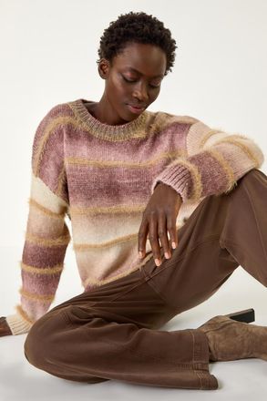 Roman Ombre Stripe Knit Jumper