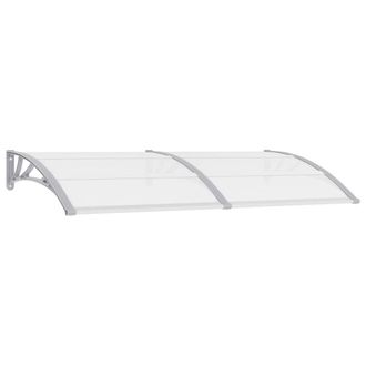 vidaXL Pensilina Per Porta Grigia E Trasparente 200x75 Cm In Pc - Vidaxl