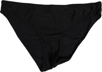 Dolce & Gabbana Black Nylon Stretch Slip Brief Women Underwear 25+pa Clothing