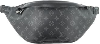 Louis Vuitton Black Coated Canvas Shoulder Bag Sling Bag (Pre-Owned)