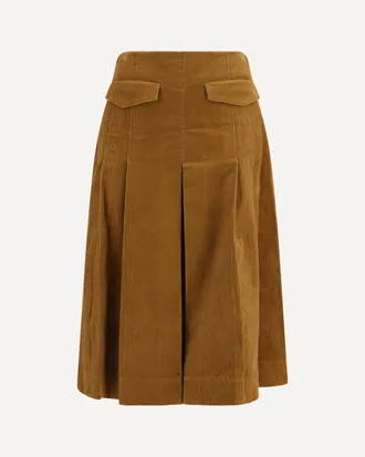 Tory Burch Corduroy pleated Skirt Female 4