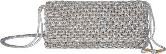 Hibourama Bags Aurora Compact Woven Crystal Jewel Shoulder Bag