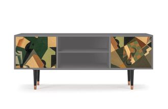 StoryZ Mueble de TV multicolores 2 puertas L 170 cm