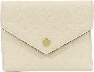 Louis Vuitton Pre-owned Wallets, female, Beige, Size: ONE SIZE Pre-owned Monogram Empreinte Wallet
