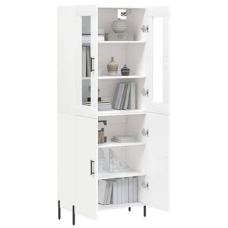 Berkfield Home Highboard White 69.5x34x180 cm Engineered Wood