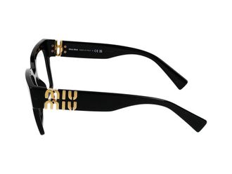 Miu Miu 0MU Oversized Acetate Eyeglasses - Black