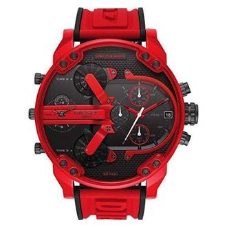 Diesel DZ7431 Mens Watch - Red Stainless Steel - One Size