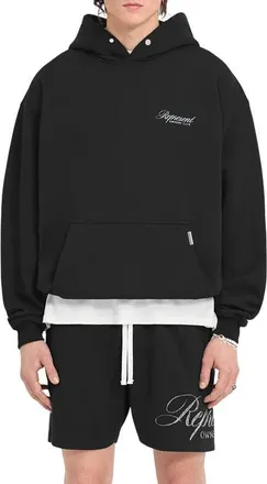 Represent Owners Club Graphic Hoodie in Black at Nordstrom, Size X-Small