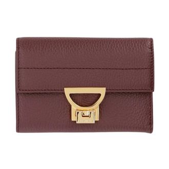 Coccinelle Cartera Plegable de Cuero - Accessories - Mujer - Rojo - ONE SIZE