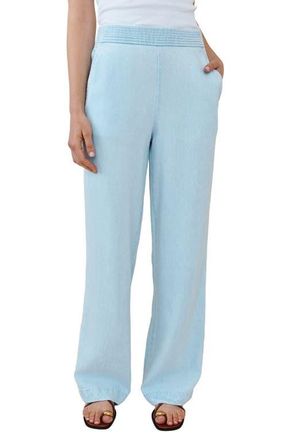 Bella Dahl Catalina Stitch Detail Pull-On Pants in Coastal Fade Wash at Nordstrom, Size X-Small