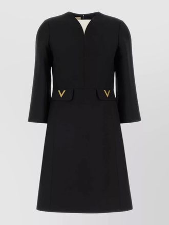 Valentino Garavani silk knee-length dress