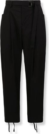 sacai Straight Broeken - Heren - Slim Fit Broeken - Zwart - L - Broeken