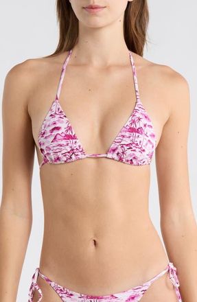 PacSun Triangle Bikini Top in Pink at Nordstrom, Size X-Small