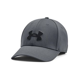 Under Armour Baseball Cap UNDER ARMOUR MENS UA BLITZING ADJ, Herren, Gr. - (56/60), grau, Kunstfaser, Caps Baseball Cap, leichtes Material, verstellbarer Verschlus