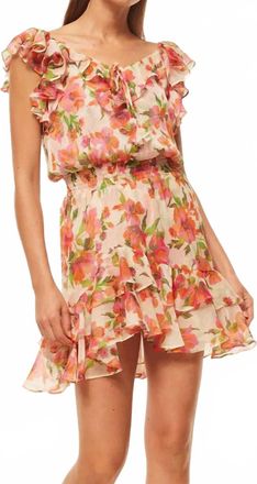 Misa Solmaz Dress In Palmarei Blooms