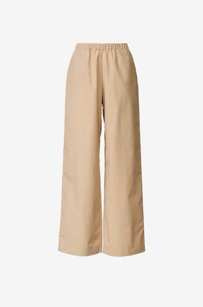 Fabiana Filippi Weite Hose aus Baumwollcanvas mit Strassverzierung