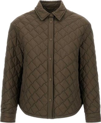 Herno Quilted Ecoage Waterproof Shacket