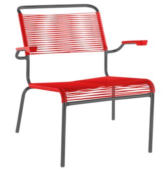 Schubiger M&ouml;bel Spaghetti-Lounger S&auml;ntis mit Armlehnen