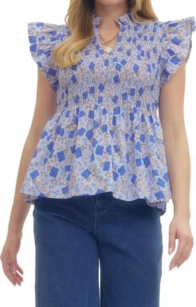 Entro Womens Party Plans Top In Blue