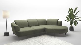 Sit&more Ecksofa »Zoe« ink.Sitztiefenverstellung, wahlweise mit Kopfteilverstellung