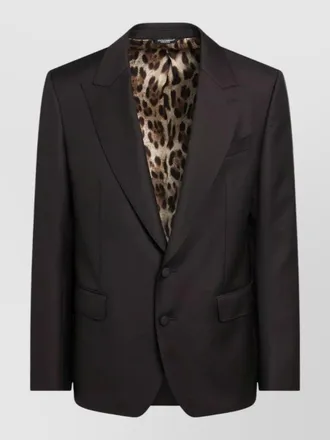 Dolce & Gabbana wool single breasted coat
