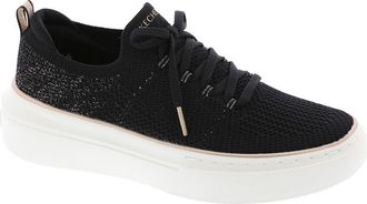 Skechers Court Classics Cordova ClassicSparkling Dust Womens Sneaker, Black/Gold, 6