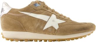 Golden Goose Marathon Sneakers - Heren - Schoenen - Beige - Maat: 41 EU Katoen