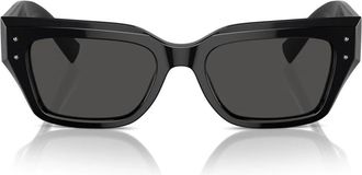 Dolce & Gabbana Cat-eye Zonnebril - Dames - Zonnebrillen - Zwart - 52 MM - Accessoires